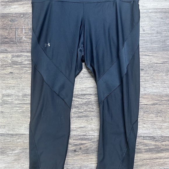 Under Armour Womens Heat Gear Black Leggings - Picture 1 of 8
